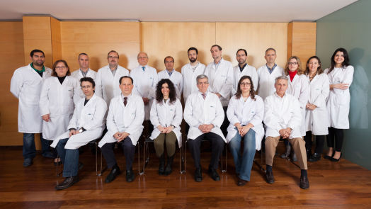 comite tumores ivo Por arriba de izquierda a derecha Drs. Isidro machado, Jorge campos, Fernando carbonell