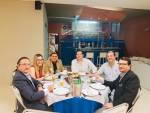 De izda a dcha: Dra Mara Gimenez, Diosnel Acosta, Roosevel Stanley,Ruben Aguilar y Osmar Veron